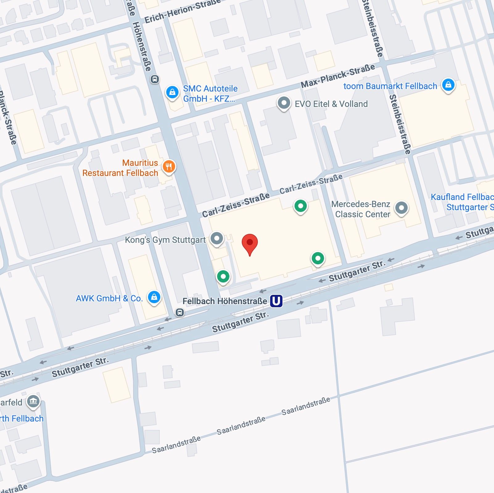 Vorschau der Karte zur Praxis in Musterstadt